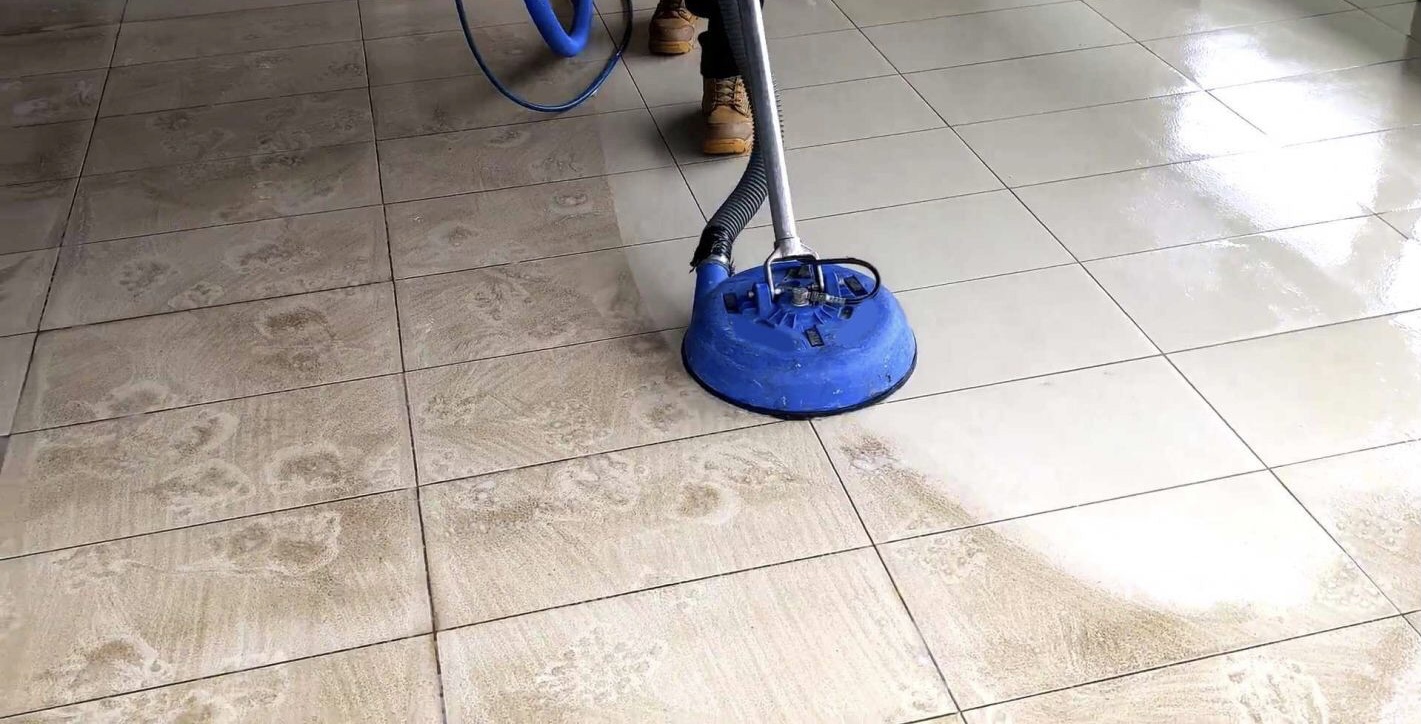 Professional tile and grout cleaning restoration